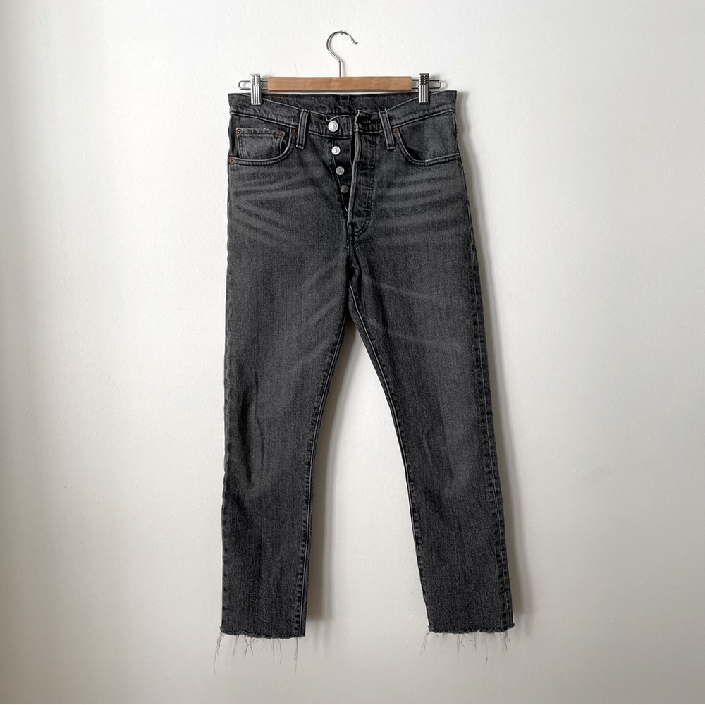 Levi’s 501 Skinny High Rise | washed black